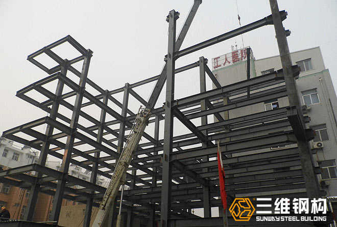 滕州工人医院病房楼钢结构建筑改扩建项目