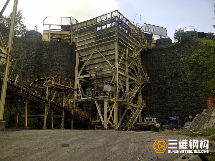 冶矿设备钢结构加工案例图2