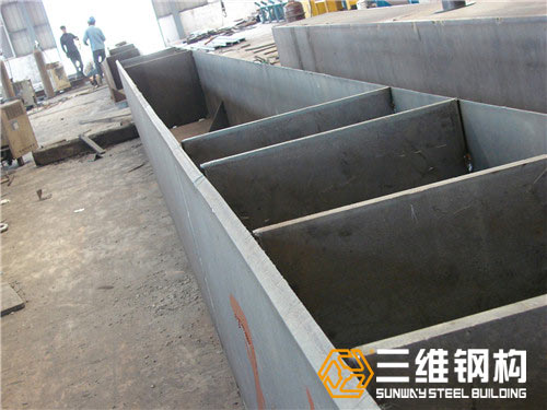 红桃国际箱形柱加工成品案例图2