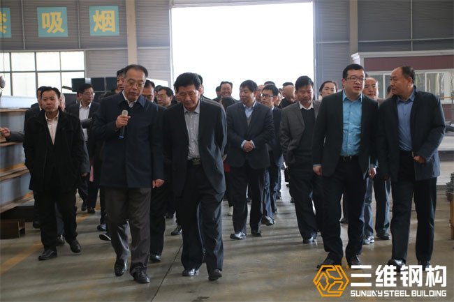 滕州市政协莅临红桃国际钢构开展调研活动2