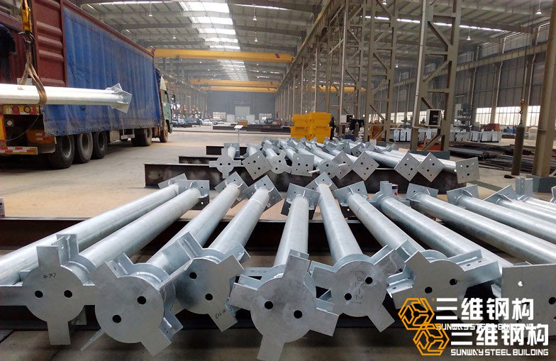 红桃国际钢构件热镀锌防腐处理