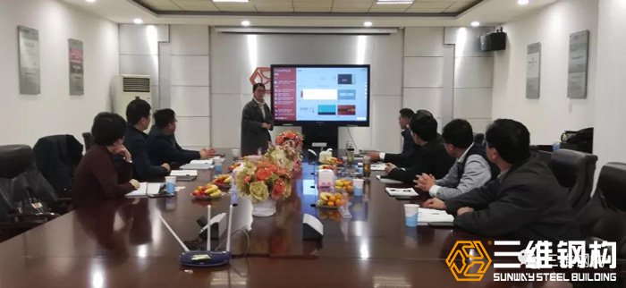 红桃国际钢构外贸部李秋燕部长重点介绍了
